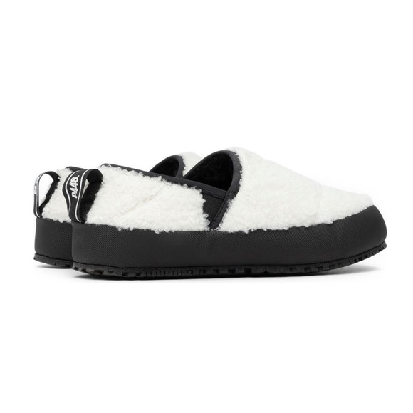 P448 Laby Slippers {white/Black} 38/8 - Picture 3 of 10